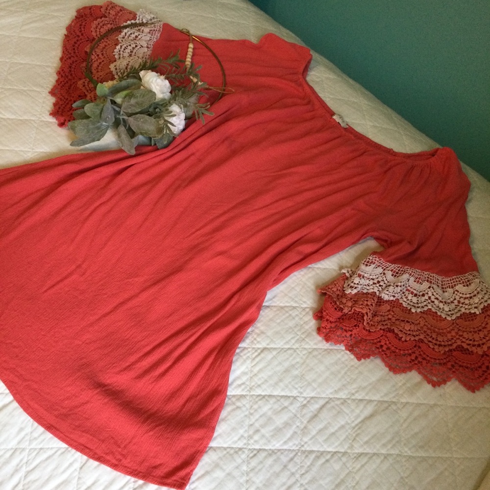 Umgee Bohemian Bell Sleeve Dress